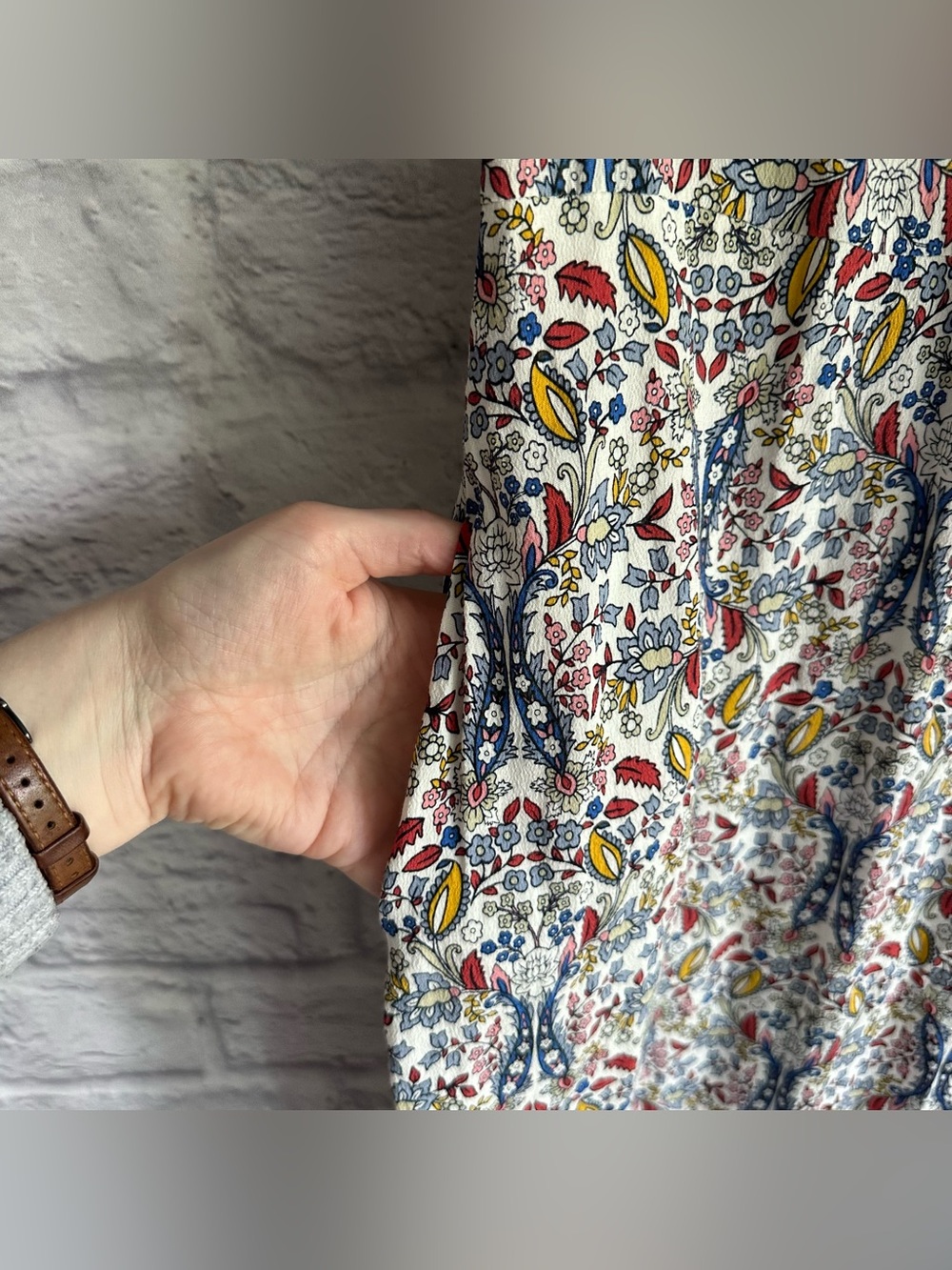 PREOWNED BODEN SHORT SLEEVE MAXI DRESS FLORAL DRESS WOMENS SIZE 10 REGULAR - Picture 6 of 8